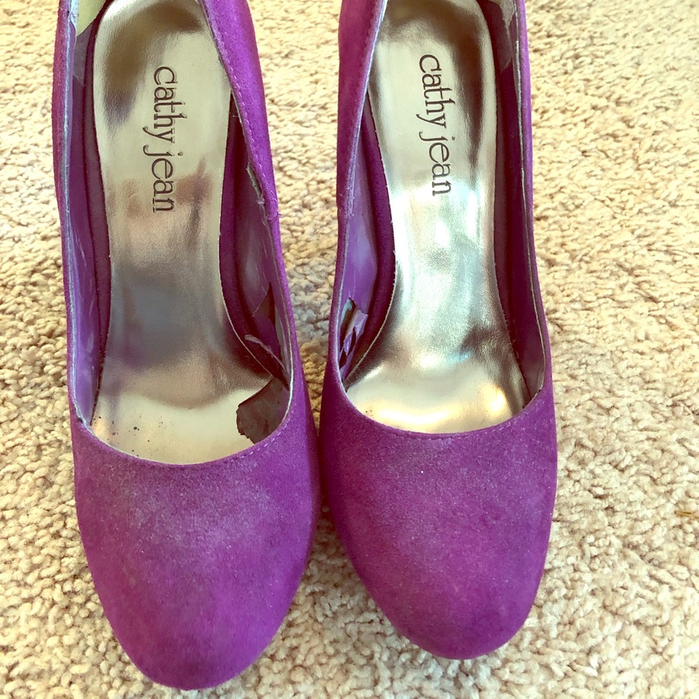 Cathy Jean purple High heels